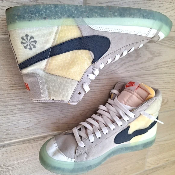 Nike Blazer Mid '77 Move To Zero Glacier Ice men's basketball shoes- size 8